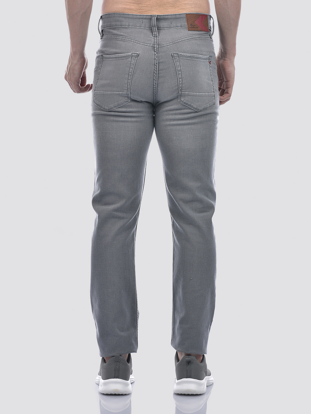 Numero Uno Men Grey Slim Fit Sustainable Jeans